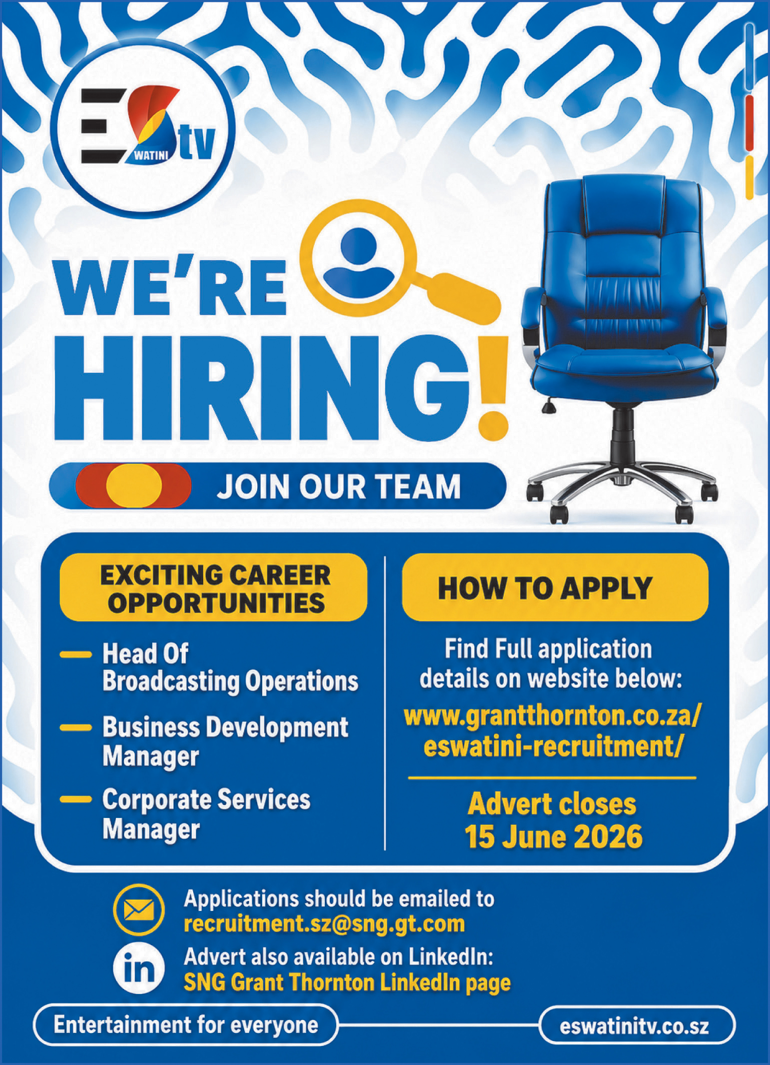 Head of broadcasting &mdash; Management